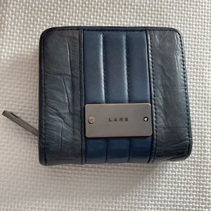 L.A.M.B. Black and Blue Key & Card Holder